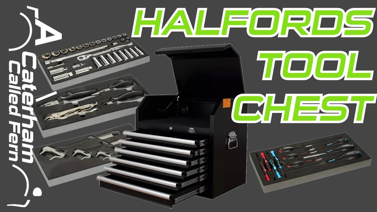 Halfords 6 Draw Tool Chest and Modular Trays