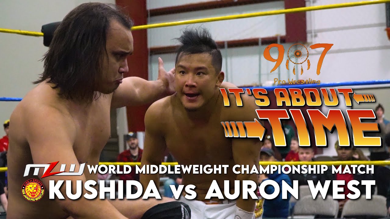 MLW WORLD MIDDLEWEIGHT CHAMPIONSHIP MATCH- “The Midnight Son” Auron West vs KUSHIDA (c). (02-21-26)