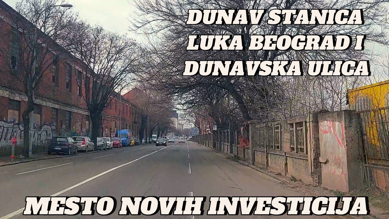 Beograd Dunav stanica i deo Luke Beograd sa Dunavskom ulicom,atraktivna za buduća ulaganja,direktno