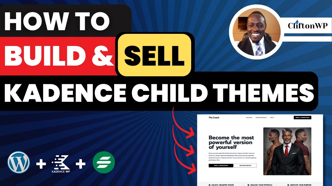 How to Build a WordPress Website, Convert it to a Child Theme and Sell it with Kadence and SureCart