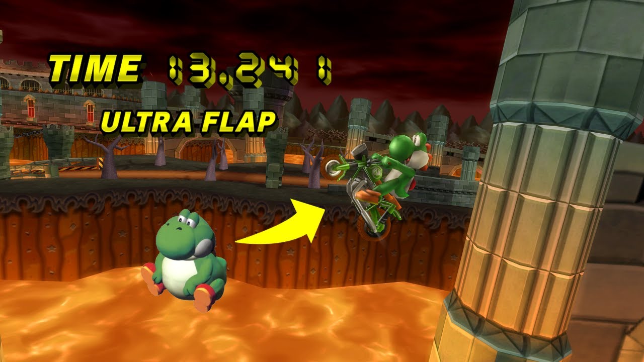 [MKWii TAS] Bowser's Castle Fast Lap (Glitch) - 13.241