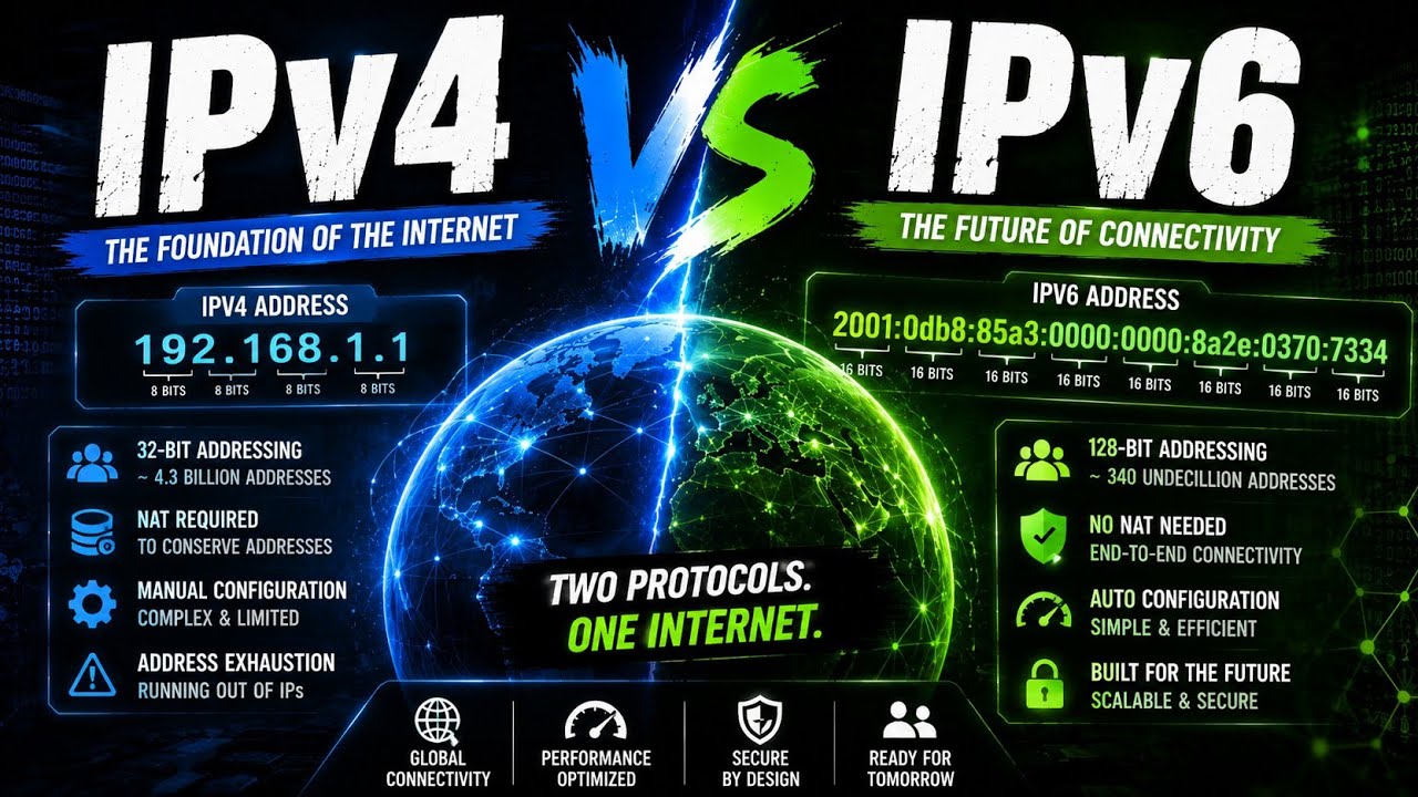 IPv4 vs IPv6 Explained in Hindi | Networking Basics for Beginners | Cyviora Technologies