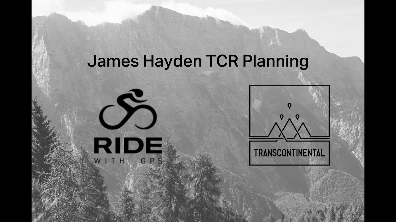 James Hayden Transcontinental Race Planning