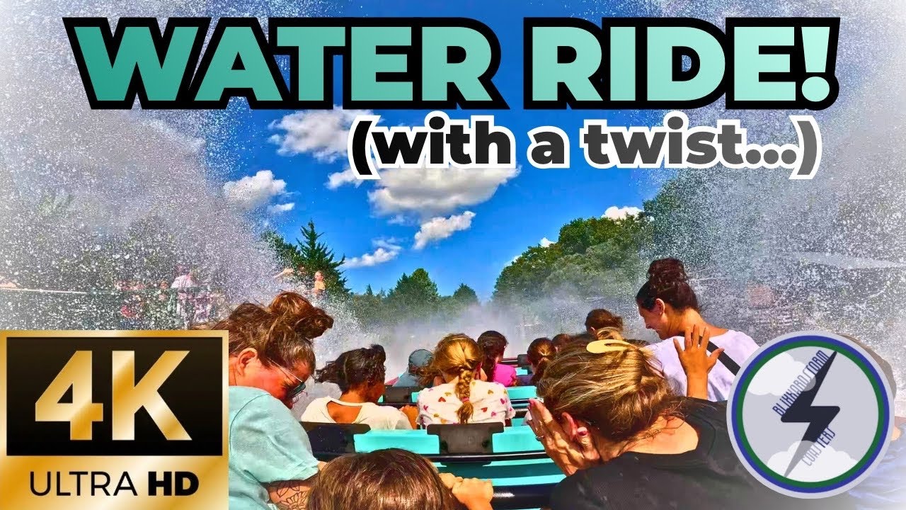 Escape From Pompeii Back Seat On-Ride (4K No-Copyright) August 2024 - Busch Gardens VA
