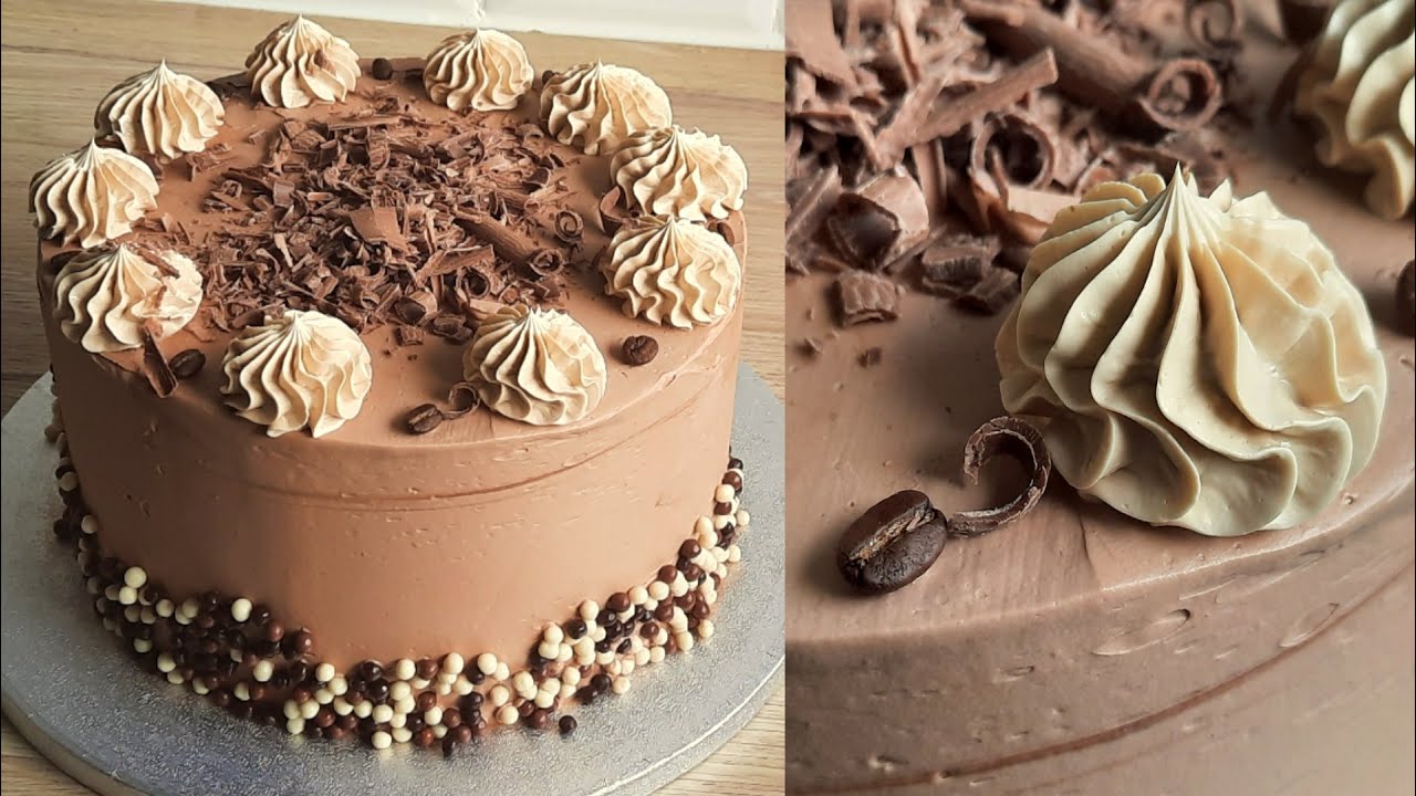 Make Your Own Coffee Chocolate Birthday Cake/ Pyszny Torcik Urodzinowy Kawowo - Czekoladowy
