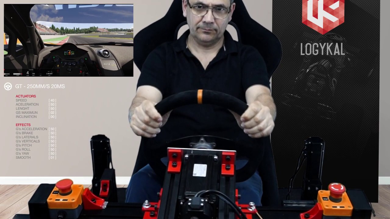 LK Gravity System 3dof+1 GT settings