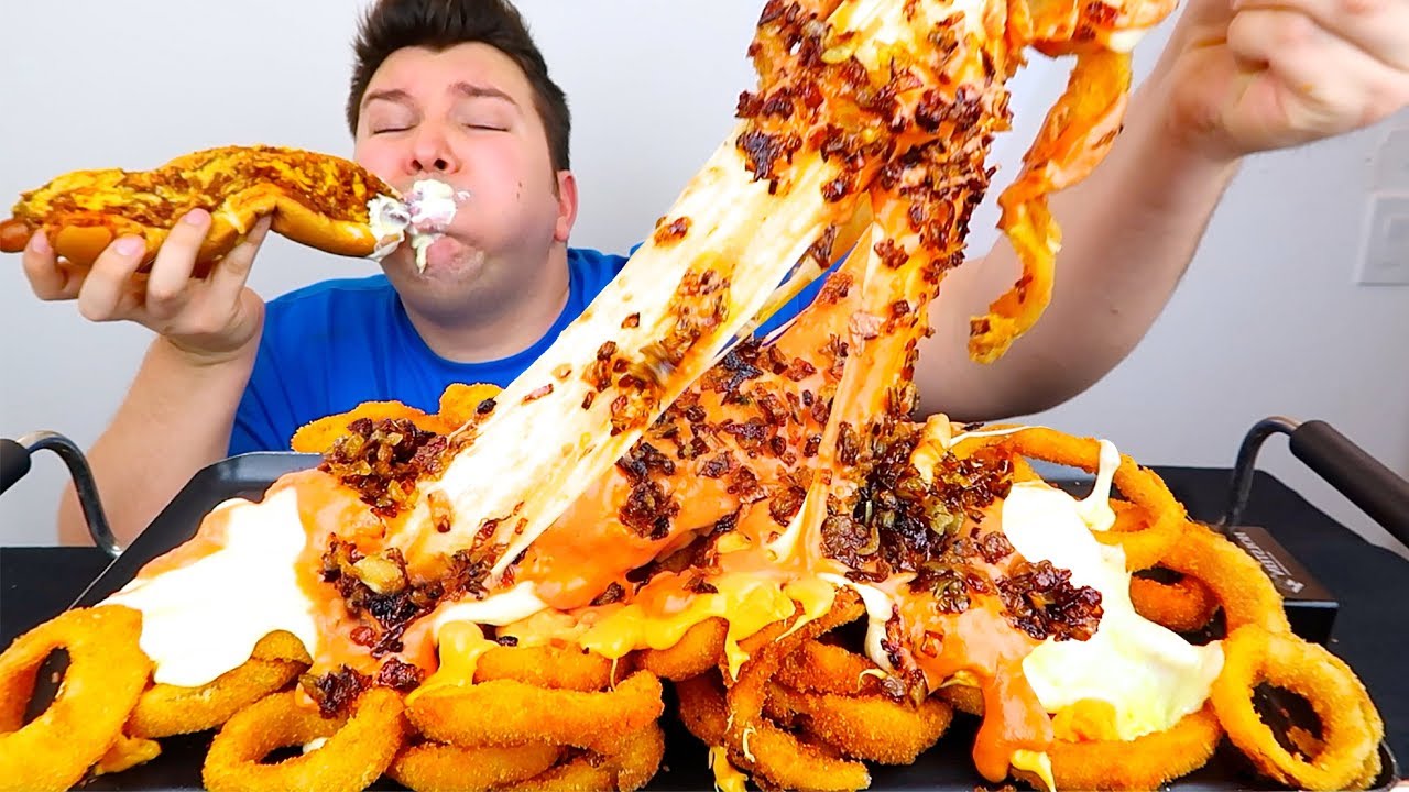SONIC ANIMAL STYLE ONION RINGS • Mukbang & Recipe