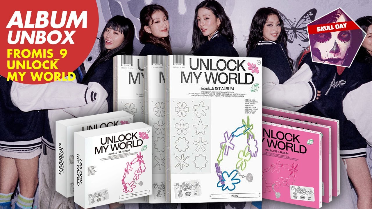 🌸UNBOXING FROMIS 9 UNLOCK MY WORLD (#menow)🌸1st Album (Compact, Kit, Photobook) 프로미스나인 언락마이월드 정규 앨범