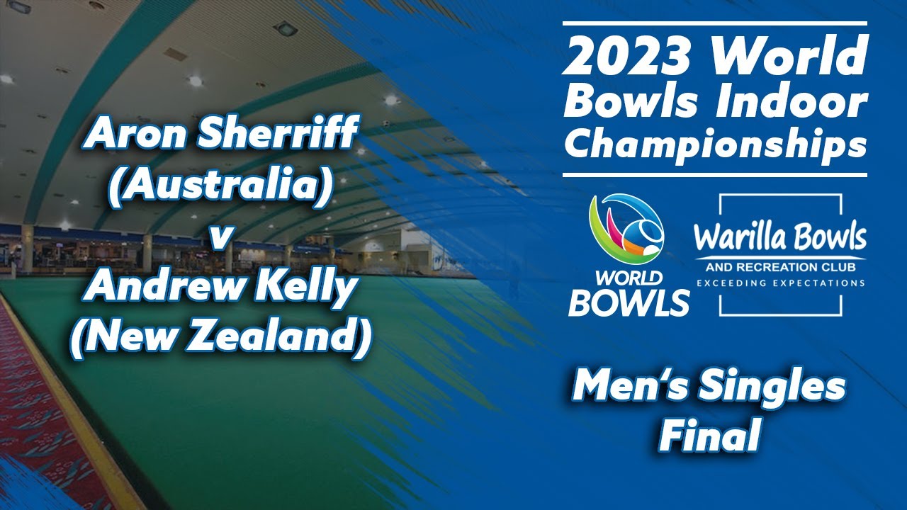 2023 World Bowls Indoor Championships - Men’s Singles Final - Aron Sherriff (Australia) v Andrew …