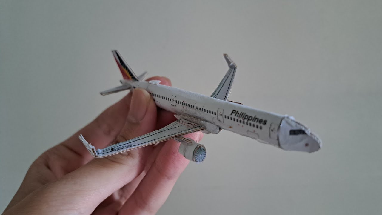 Philippine Airlines(RP-C9933) Airbus A321-271N Papercraft Model Making