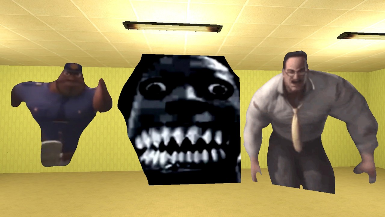 Officer Earl, Unknown And Senator Armstrong Nextbot Gmod