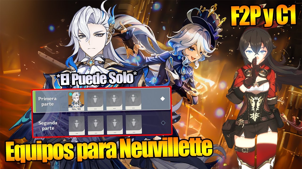 Equipos para Neuvillette F2P y C1 Nero Izanami