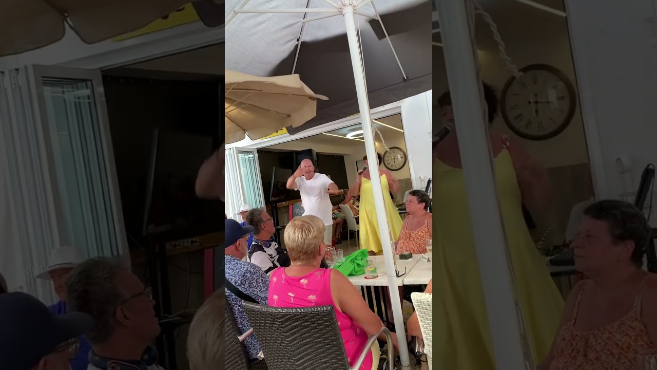 Rick and Shelly Bruno Mars Dickrapper #trending #tenerife new Hoppys bar #costaadejе 