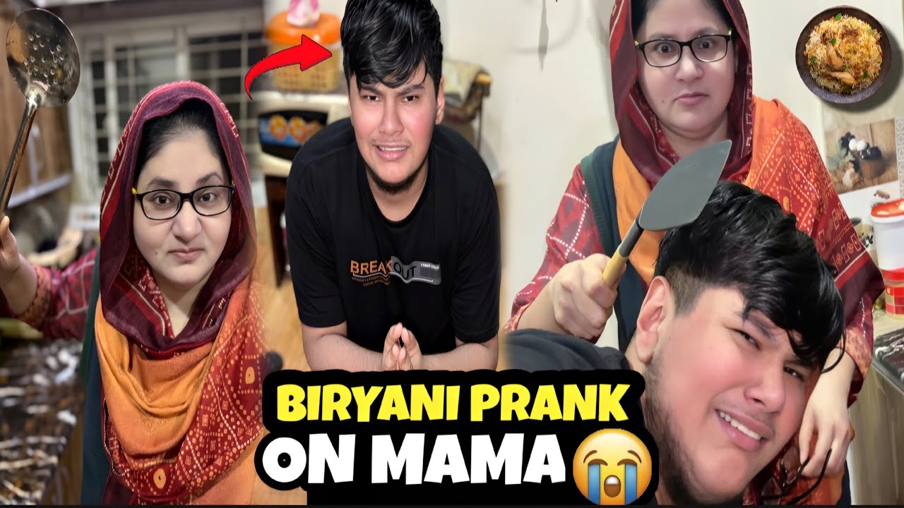 MAMA KI BIRYANI KO BEKAAR BOL DIYA! 😭 BIRYANI PRANK ON MAMA 