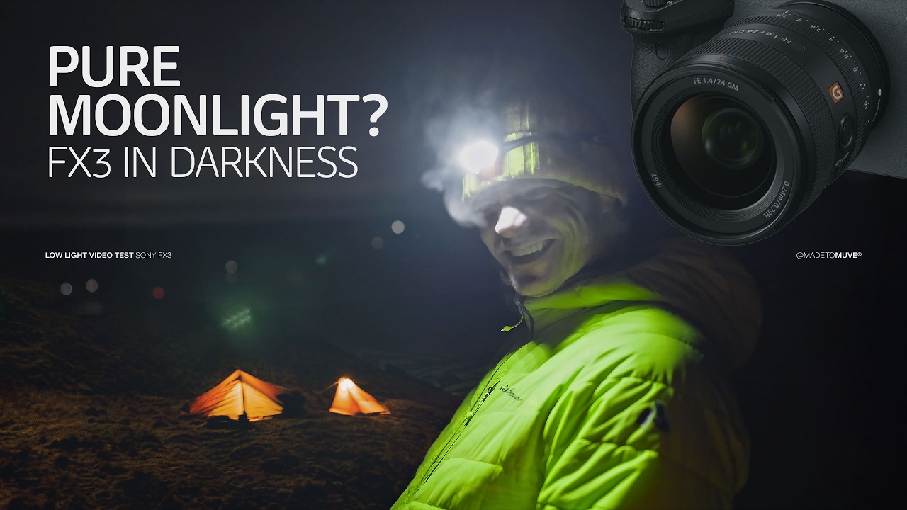 Can You Film in PURE Moonlight? | Sony FX3 Low Light Test
