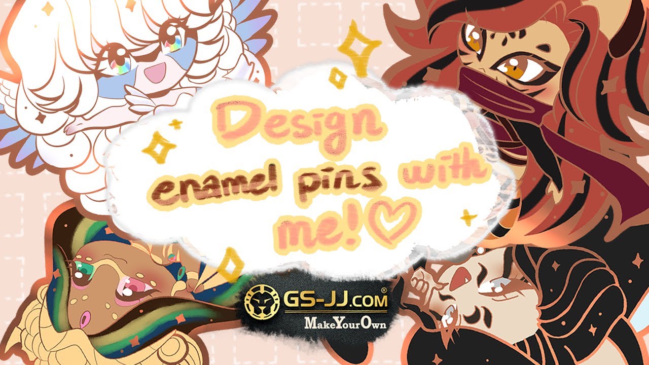 Design enamel pins with me! (with GS-JJ)