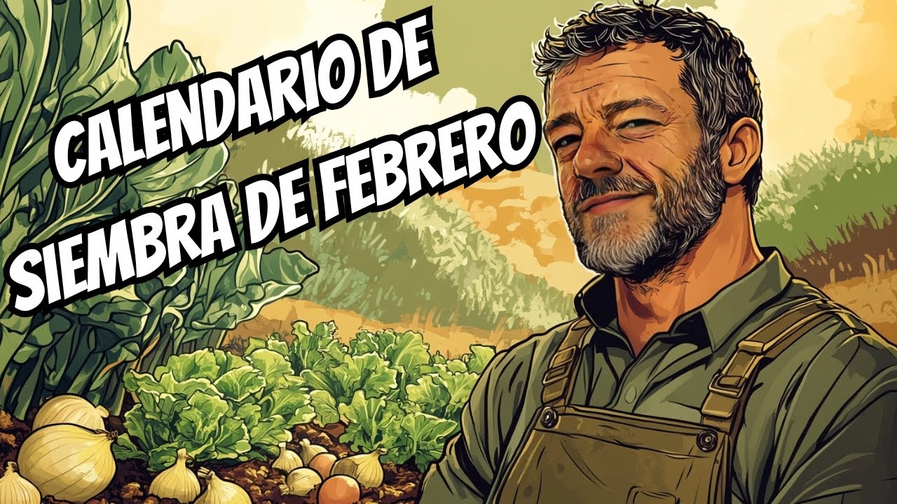 Qué sembrar y plantar en FEBRERO 🌱 Calendario de siembra