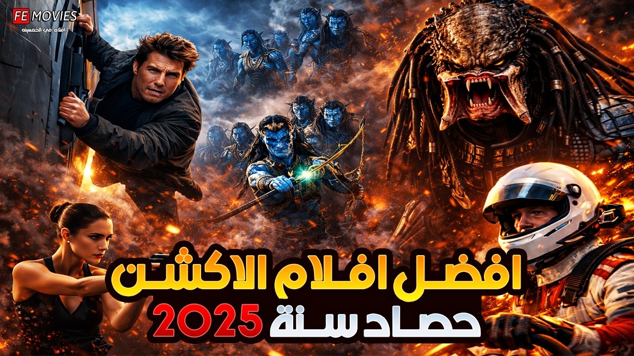10 أفلام جديدة فجرت السينمات في 2025 🎥🔥 أقوى حصاد للأكشن والإثارة السينمائية (الترتيب النهائي) 🏆