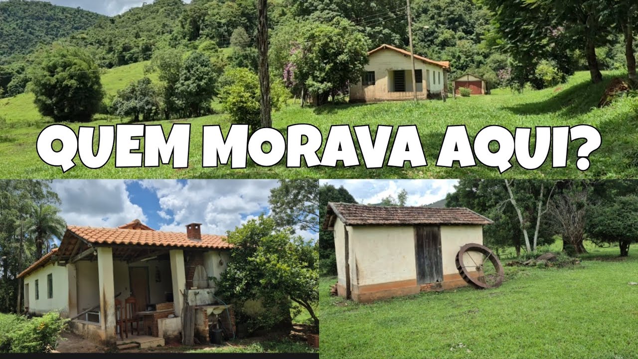 ENCONTRAMOS UM SÍTIO DESATIVADO NA MATA DO SINO | CASA COMPLETA, ÁGUA E VISTA PARA A CACHOEIRA