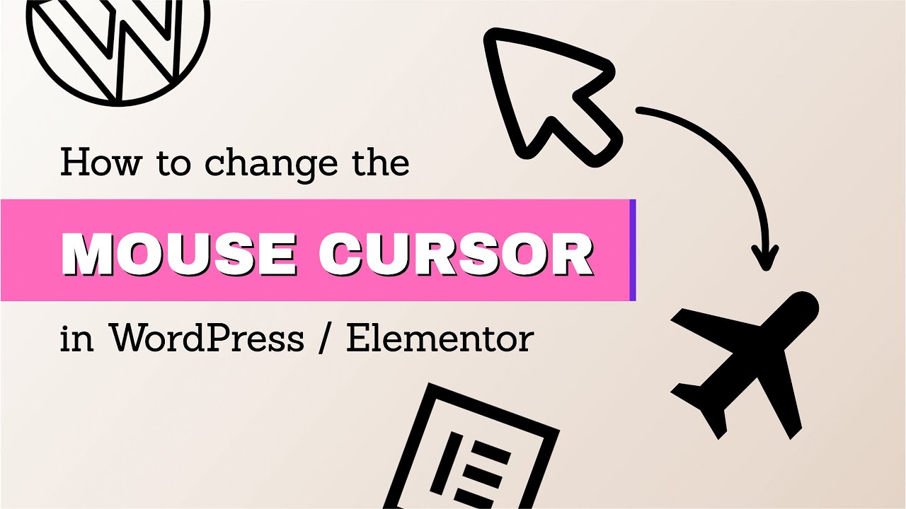 How to Easily Change Mouse Cursor in WordPress and Elementor