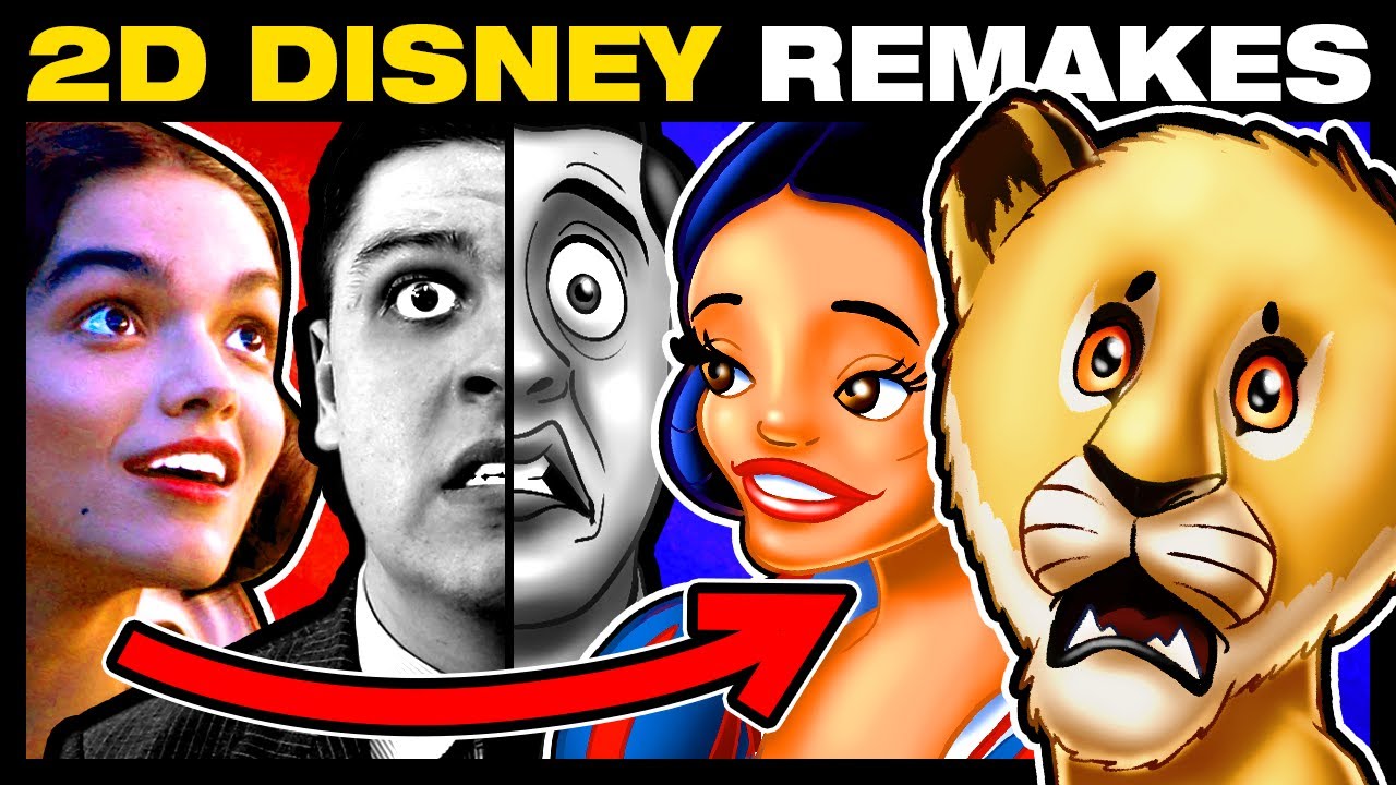 А что, если ремейки фильмов Disney... получат ремейки в формате 2D?