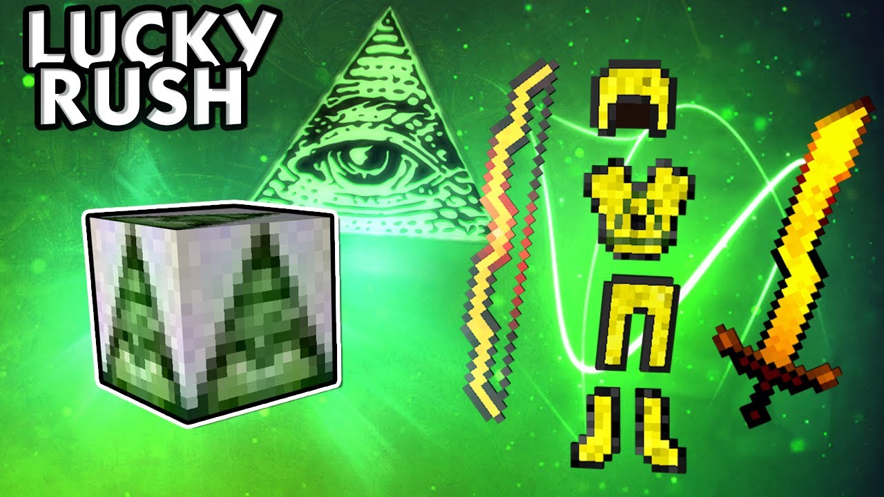 ILLUMINATI BLOCK | Minecraft LUCKY RUSH | baastiZockt