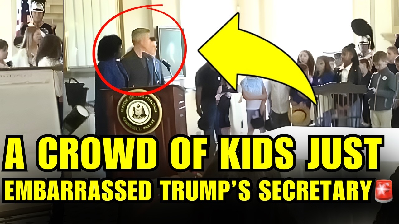 WATCH: Kids HUMILIATE Trump's Transportation Secretary TO HIS FACE🚨