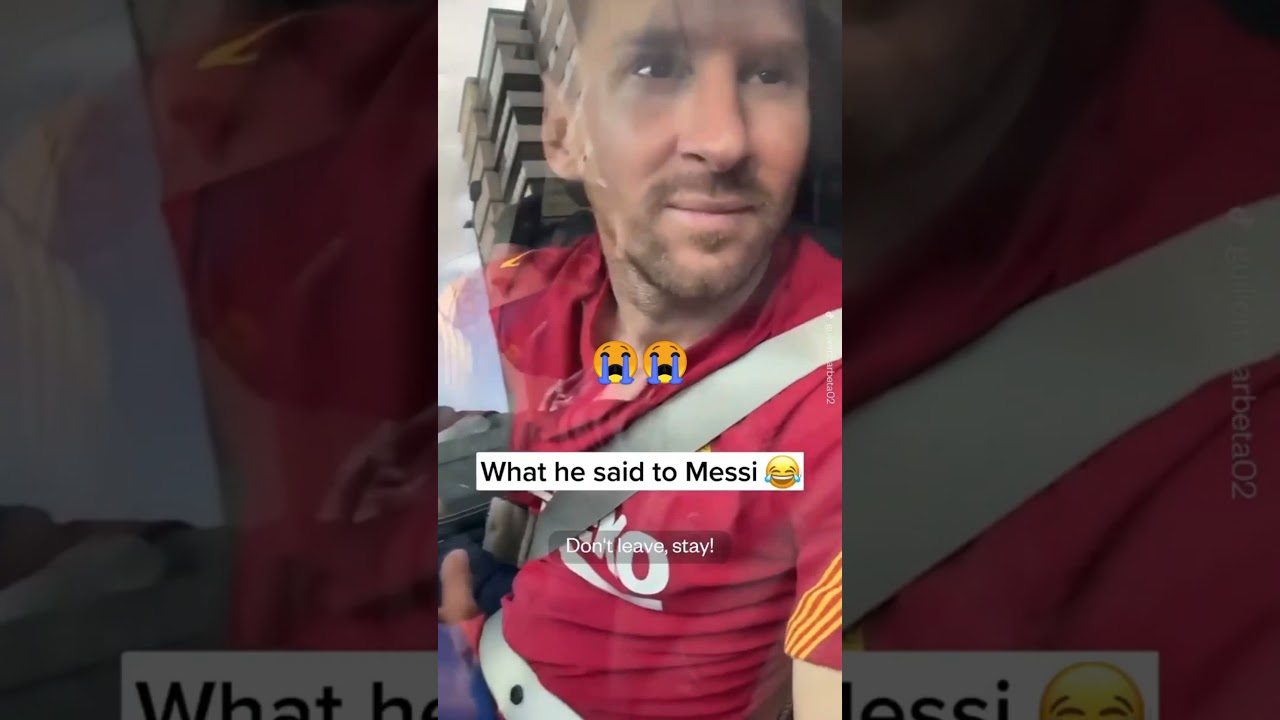 Don't Go , Don't Leave Messi | Lionel Messi Fans Outside Camp Nou