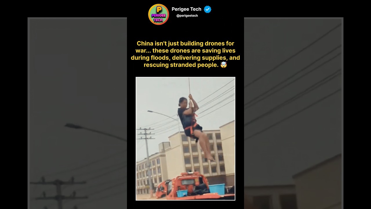 How China Uses Drones to Save Lives 🚁🤯