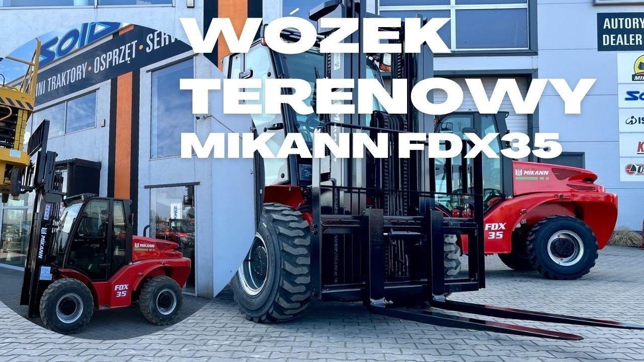 W&Oacute;ZEK WIDŁOWY MIKANN FDX35 | Sprawdzamy jak sobie poradzi na placu budowy|