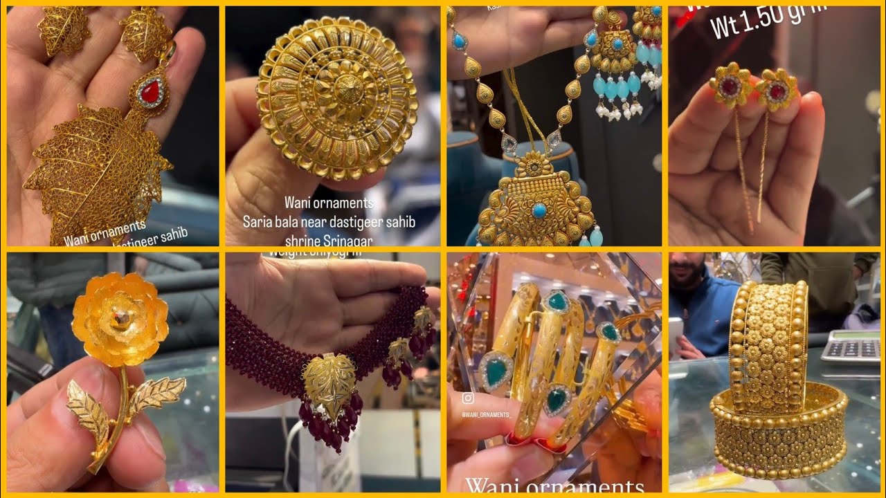 Gold Jewellery With Price 🍁 || Gold Bangles 💫 || Gold Necklace Set 😍 || Gold Rings 💍 