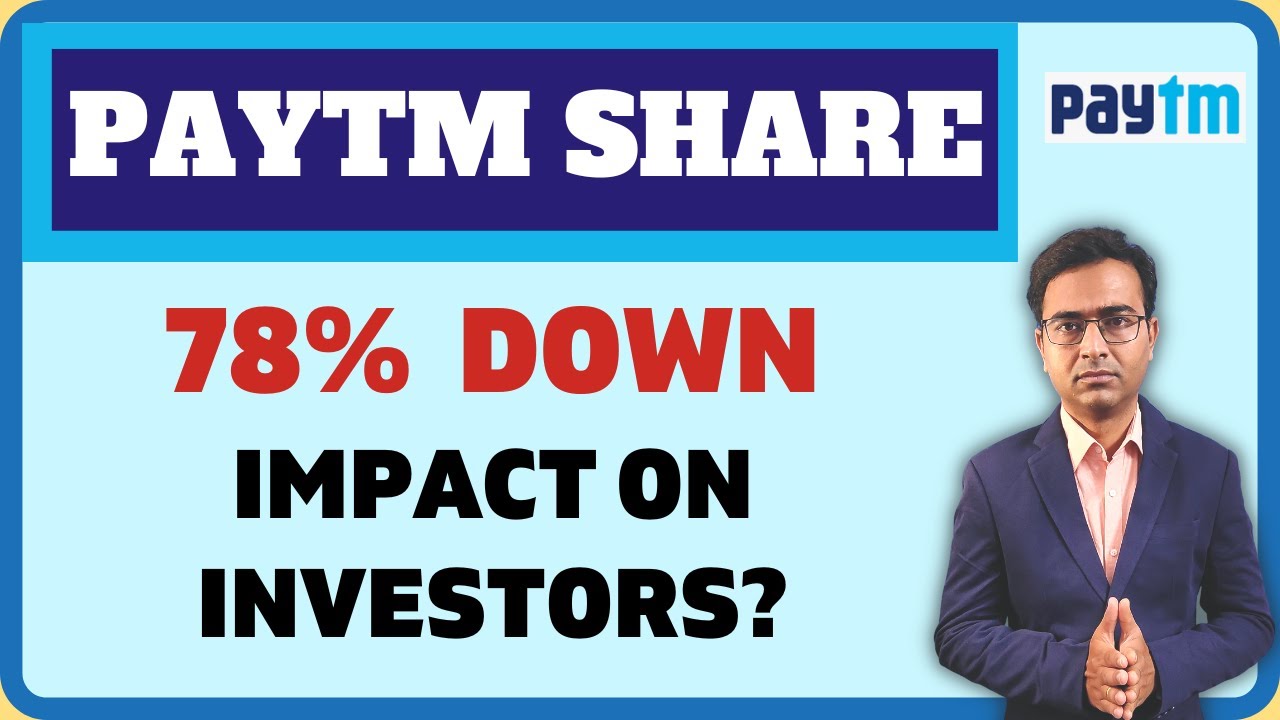 Paytm share price today | PAYTM share down after IPO | Investor impact