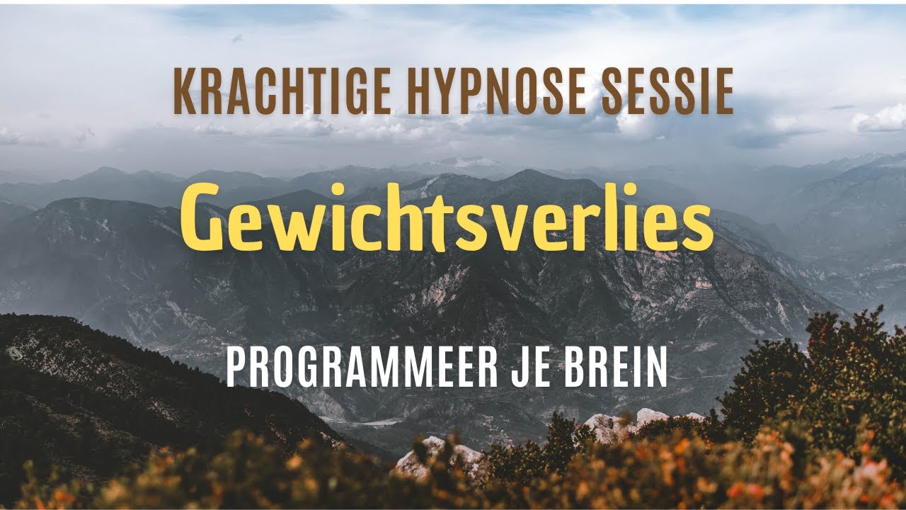 Hypnose sessie gewichtsverlies