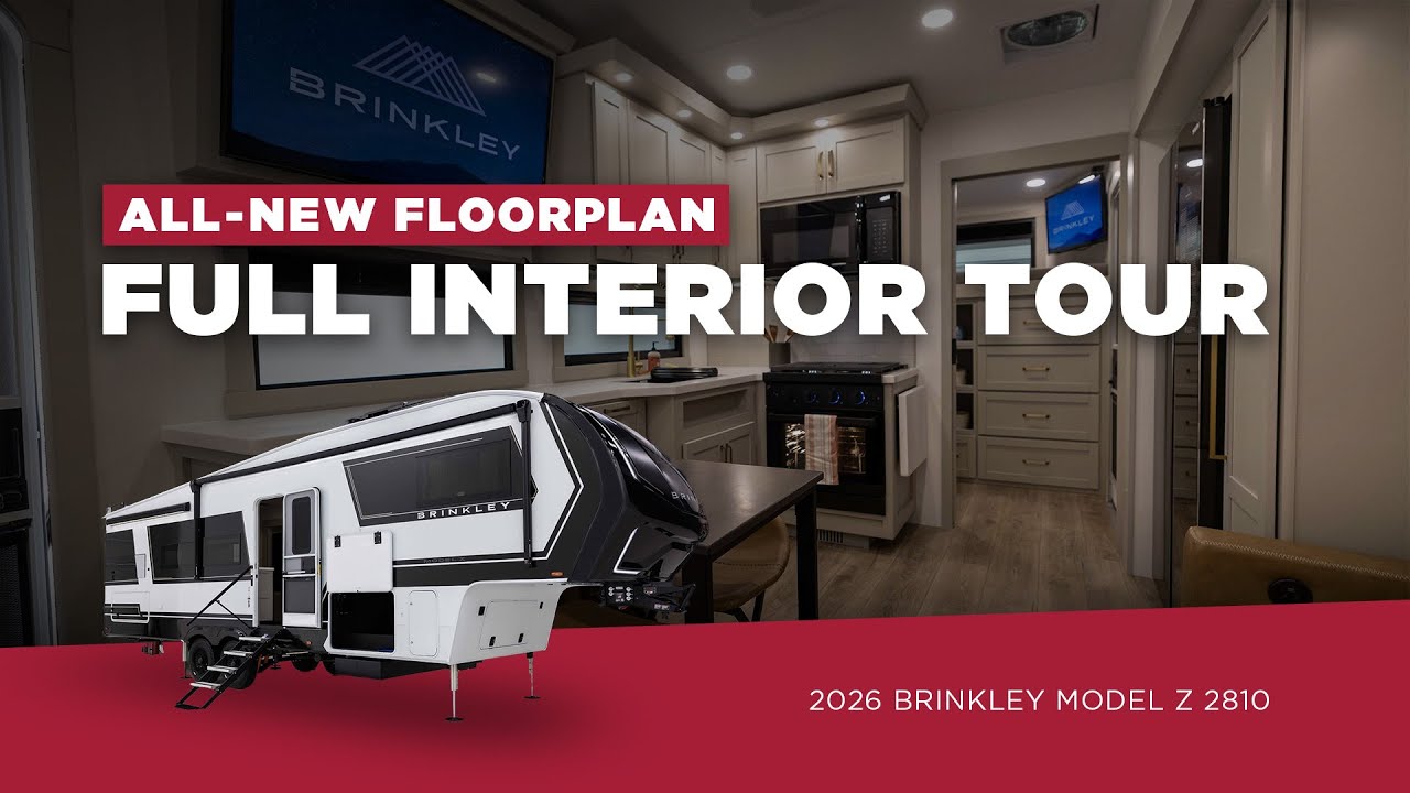 THE 2026 BRINKLEY MODEL Z 2810 BUNKHOUSE FIFTH WHEEL DELIVERS UPSCALE LUXURY FOR THE WHOLE FAMILY