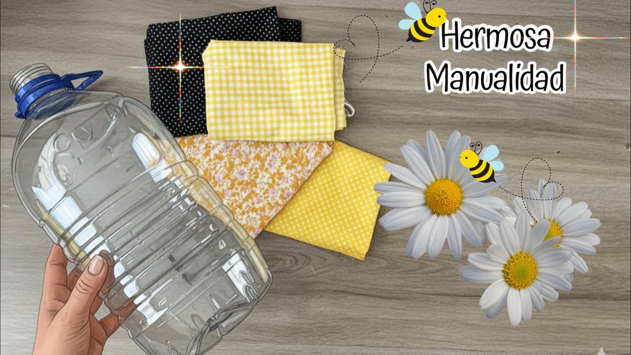 ✨ Mira la Belleza que hago con esto!!! Hermosa Manualidad 💛🖤🐝