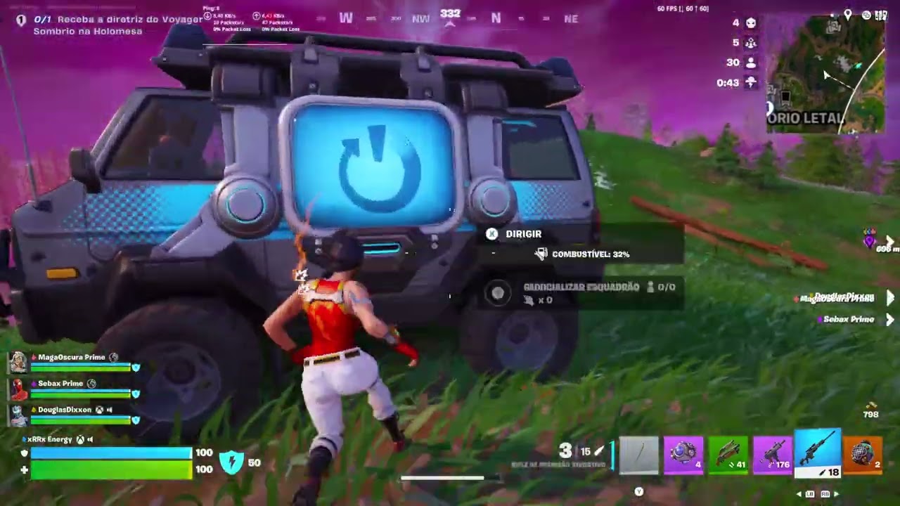 Fortnite vitória Royale GG