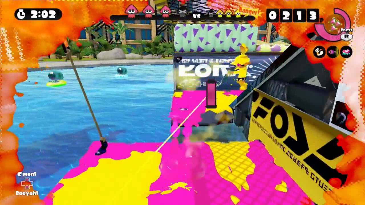[Splatoon] 100 ways to fall into water in Splatoon.