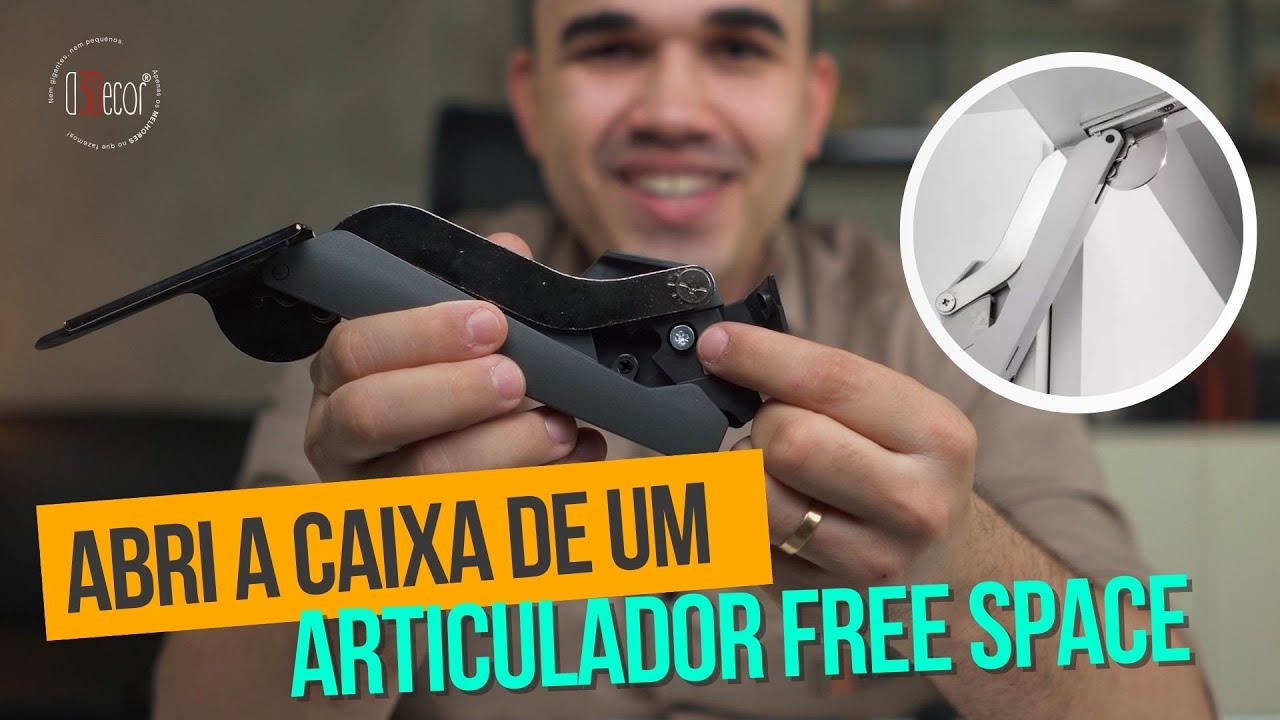 FIZ UM UNBOXING DO ARTICULADOR FREE SPACE DA HAFELE. O QUE SERÁ QUE DEU? | D3DECOR