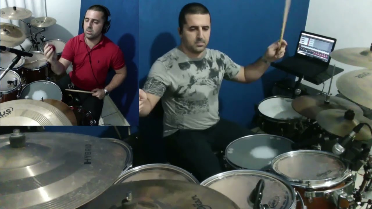 I’ll be over you - Toto (Drum cover + percussion overdub)