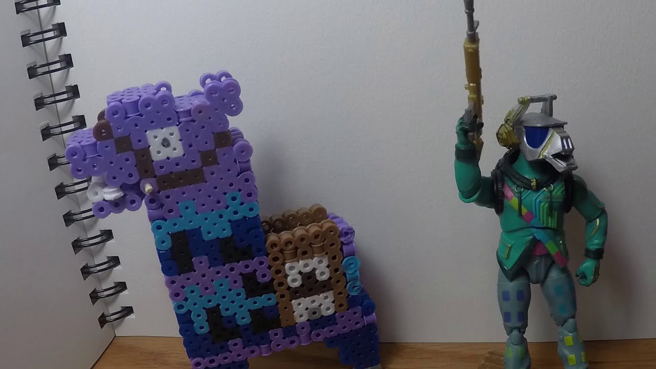 3d Perler bead loot llama