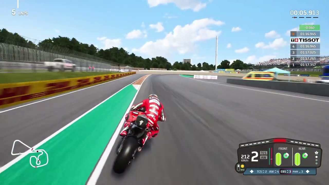 Sachsenring Hot Lap + Ducati Setup (1:16.891) - MotoGP 22 PC