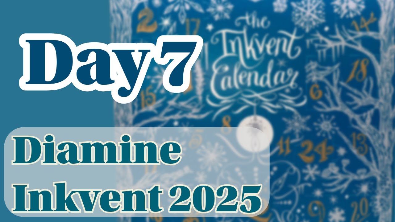 День 7 Inkvent 2025: Сначала я не была уверена, что это за цвет румян...