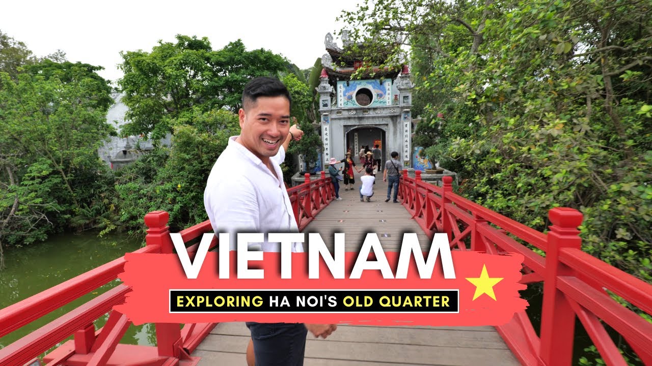 🇻🇳 First Impressions of Hanoi's Old Quarter - Exploring Egg Coffee, Bun Cha, Temple of Literrature