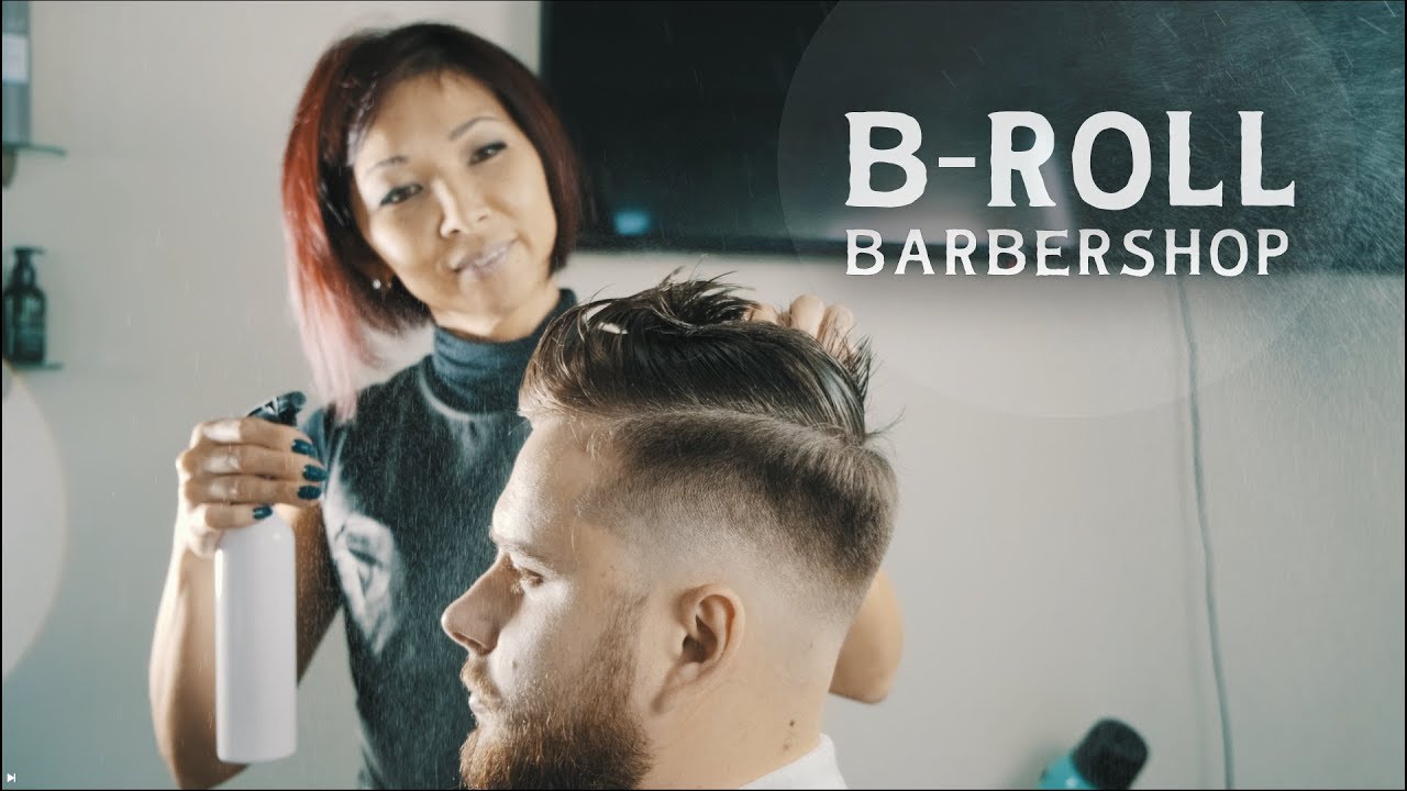 Handled b-roll in Barbershop | Barber b-roll | Стивен Дивиш видео Challenge