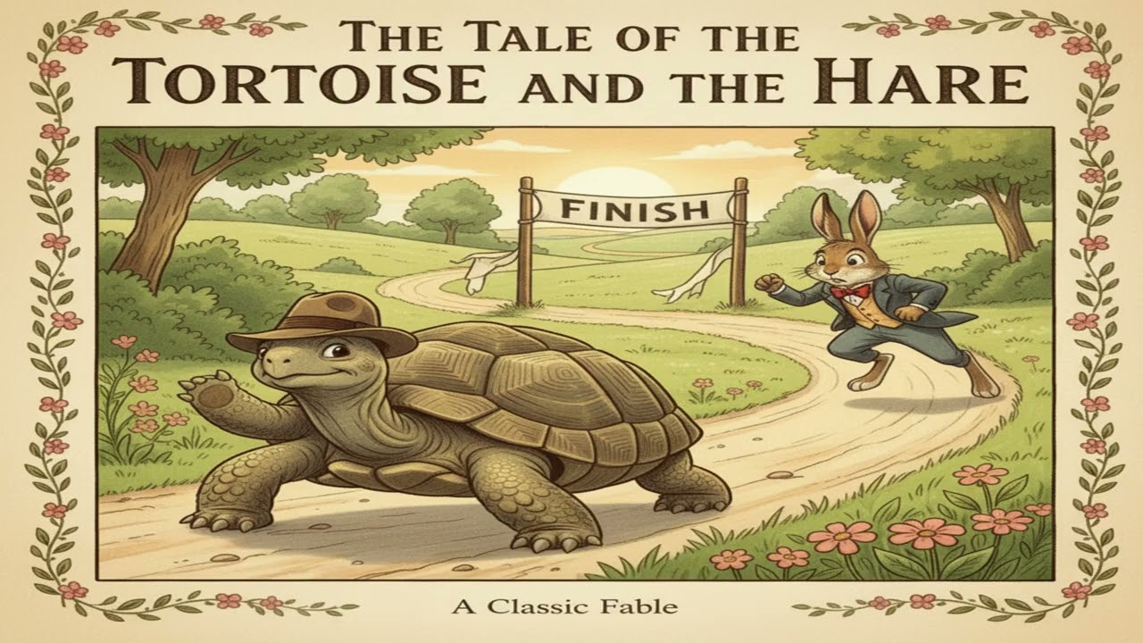 The Tortoise & the Hare | Bedtime Story for Kids | Classic Fairy Tale