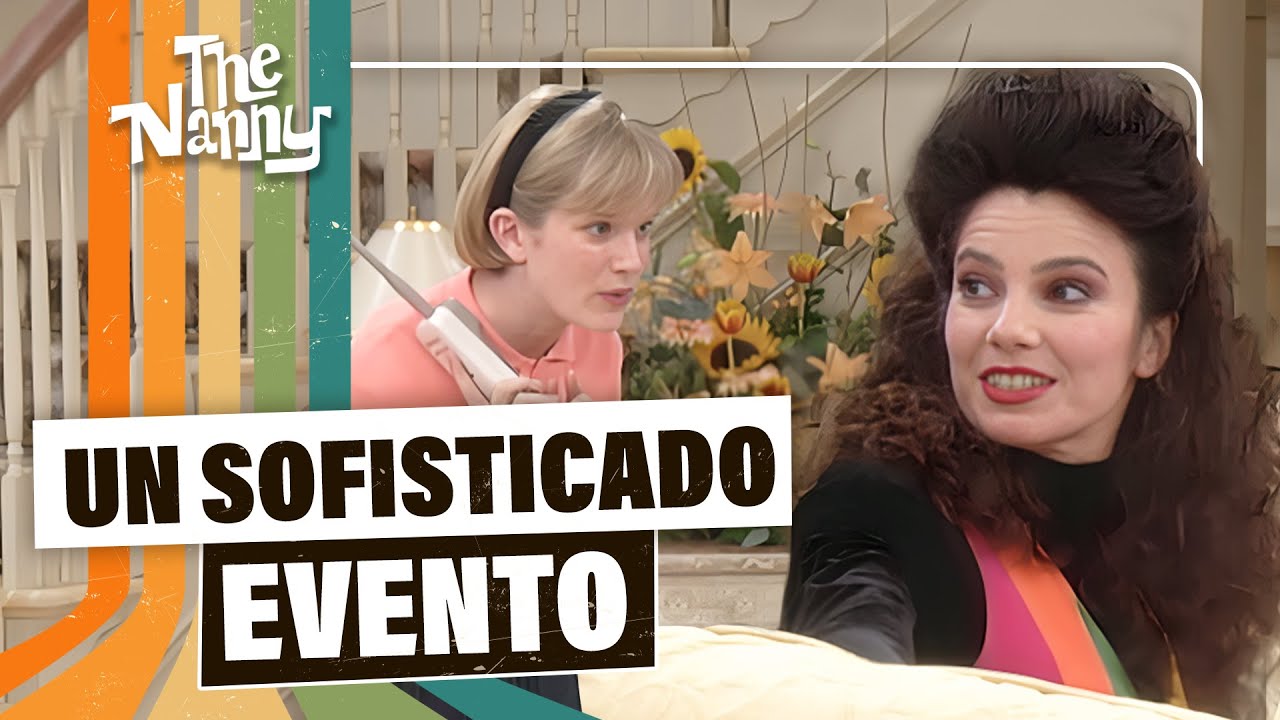 Fran organiza una sofisticada tarde de té | The Nanny | Retro Comedy Classics