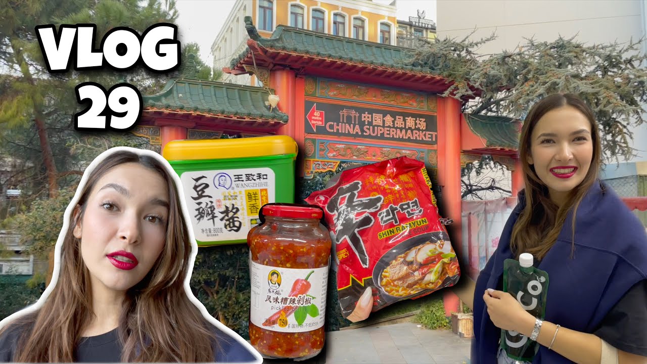 ÇİN SÜPERMARKETİNİ GEZDİK! Rezil Olduk/Resim Sergisi ve Yeni Kitaplarım.. VLOG 29