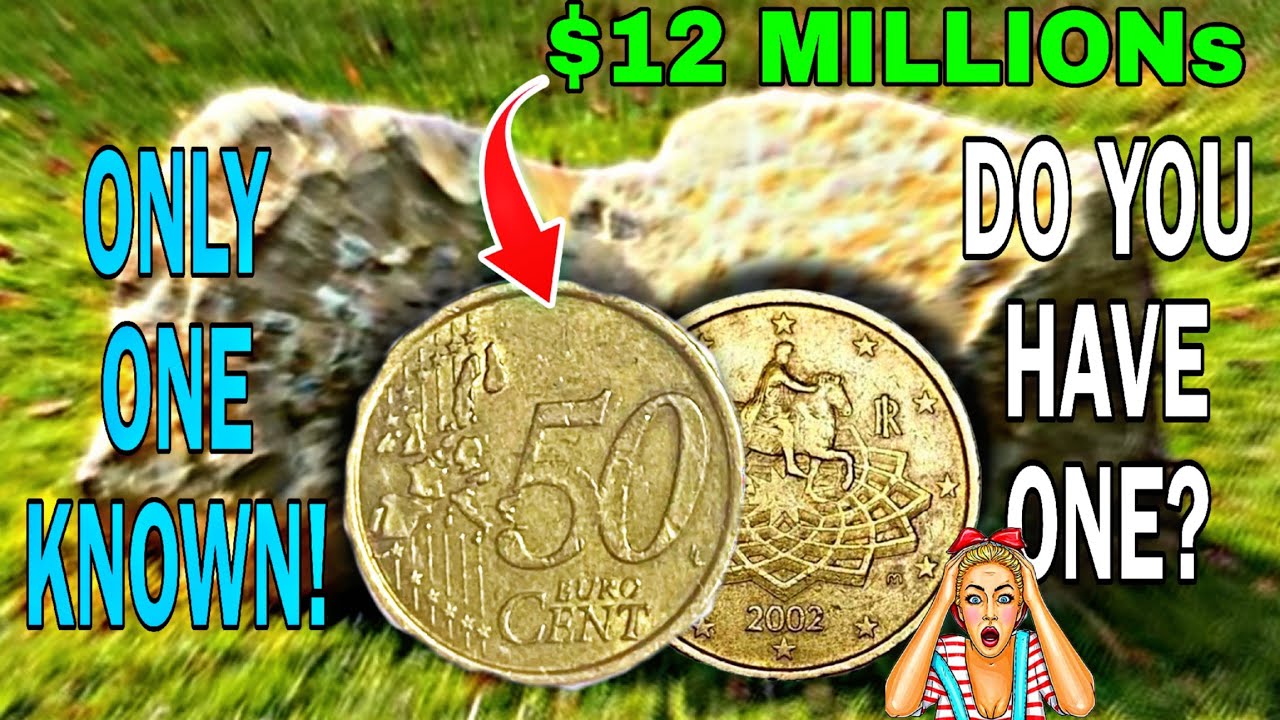 Rare 2002 Italy 50 Cent Euro Coin Most Valuable Old coins Million worth Discovery?