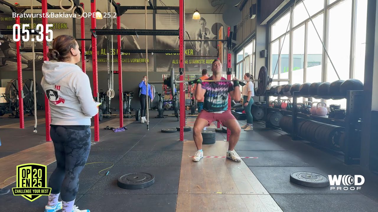 Crossfit Open workout 25.2 scaled