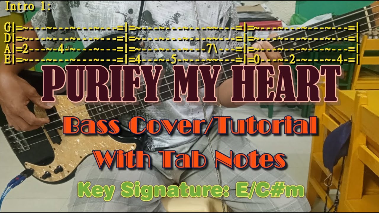 Vineyard Worship - Purify My Heart (Refiner's Fire Live) Bass Cover (Play Along) With Tab Notes